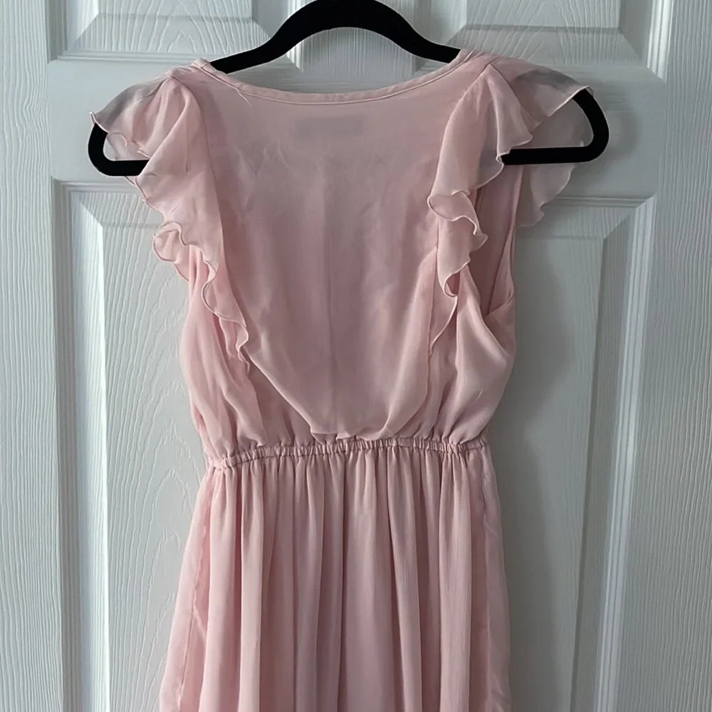 Abercrombie & Fitch pink chiffon dress XS - Picture 2 of 3